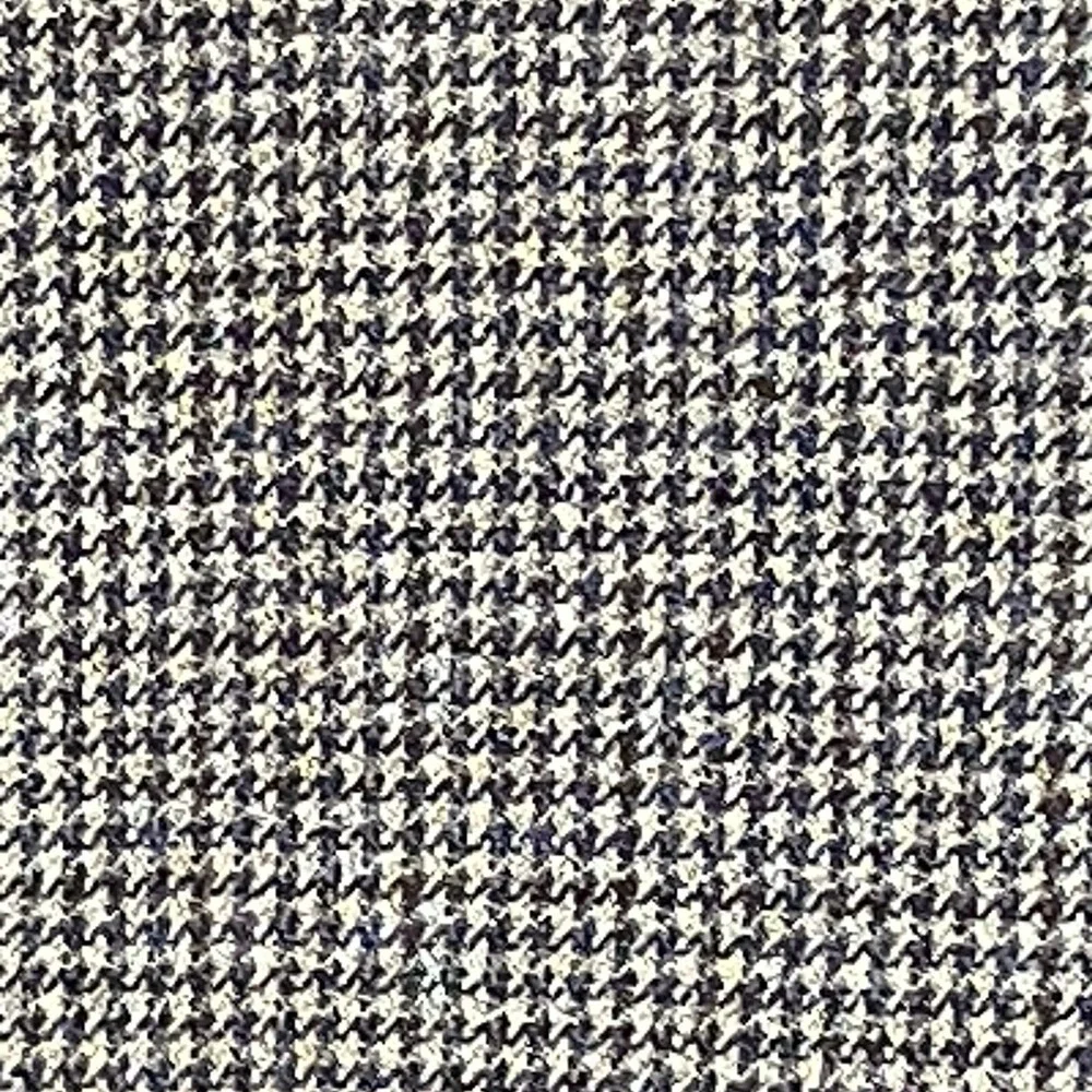 Joseph Feiss‎ Mens Sport Coat 44R Houndstooth Wool Blazer Gray Grandpa Aesthetic